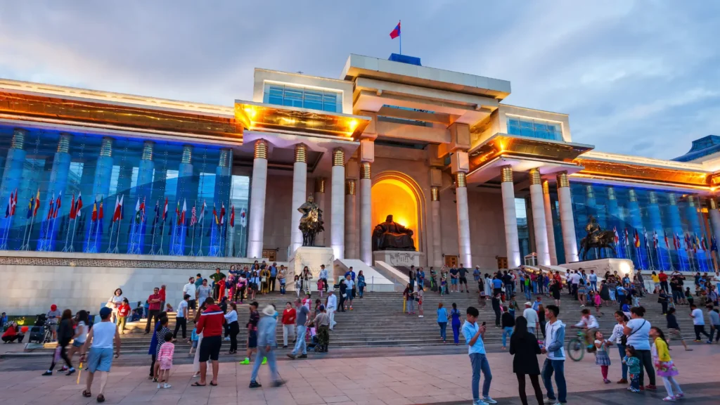 Government building in Mongolia