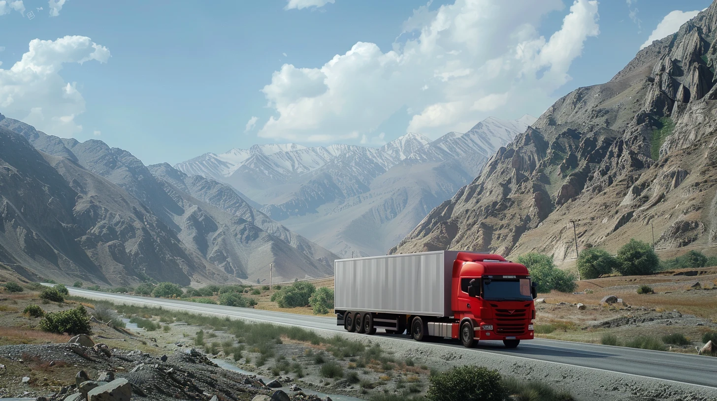 Truck Tajikistan mountains