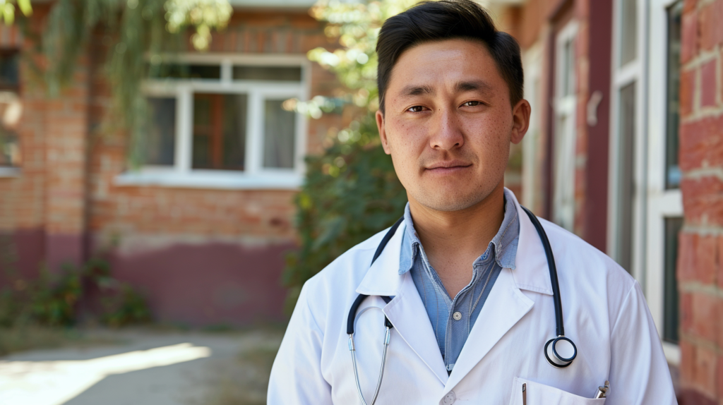 Kyrgyz doctor hospital male