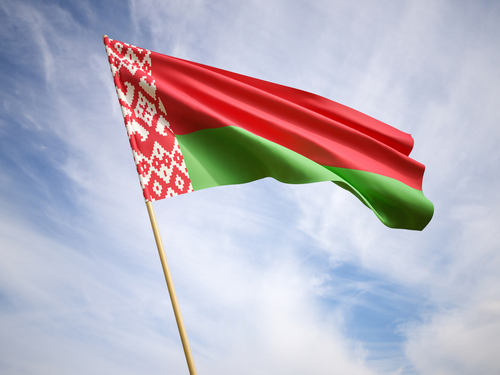 Waving,The,National,Flag,Of,Belarus
