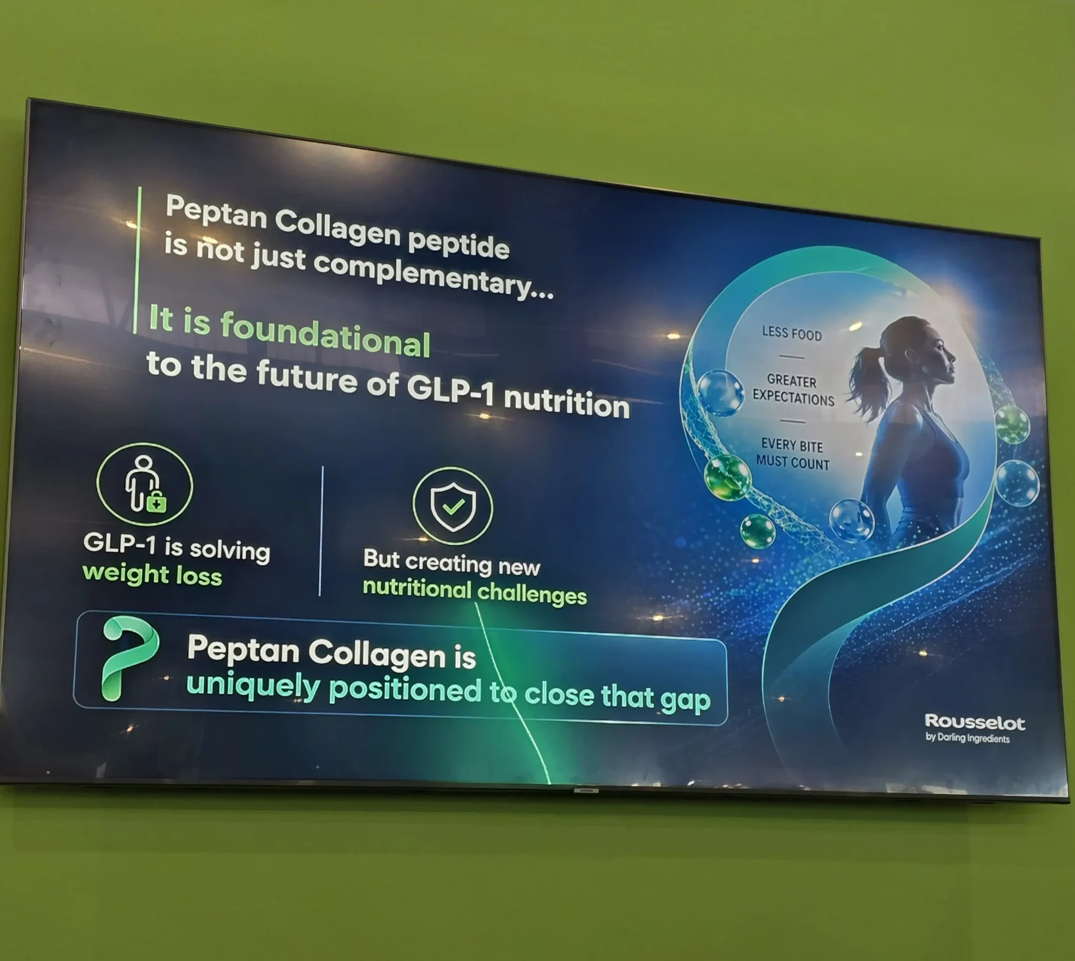 Стенд Rousselot на Vitafoods Europe 2026: колаген Peptan у нутрицевтичній підтримці GLP-1 пацієнтів