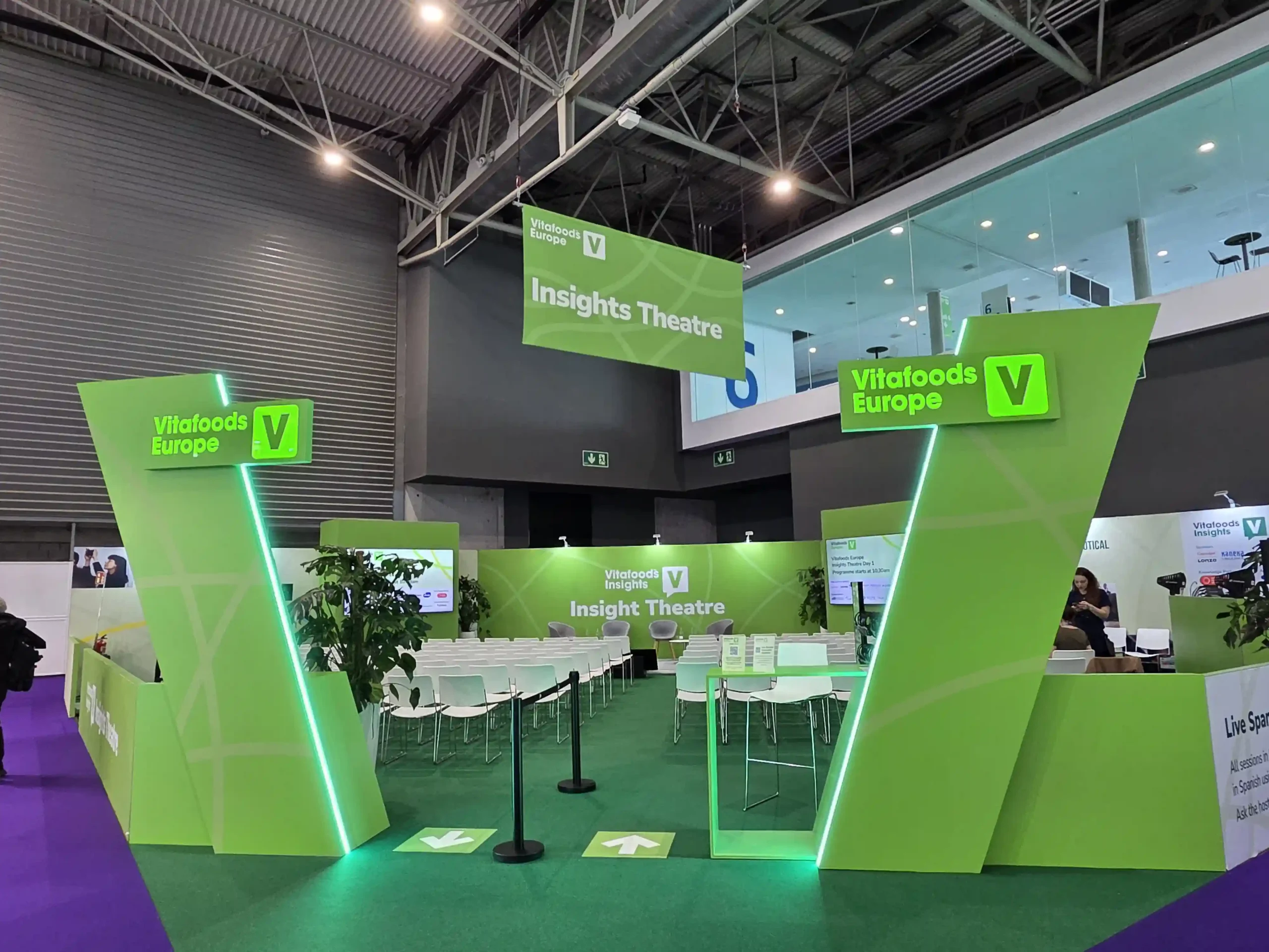 Майданчик Insights Theatre на Vitafoods Europe 2026 для проведення галузевих сесій та панельних дискусій.

