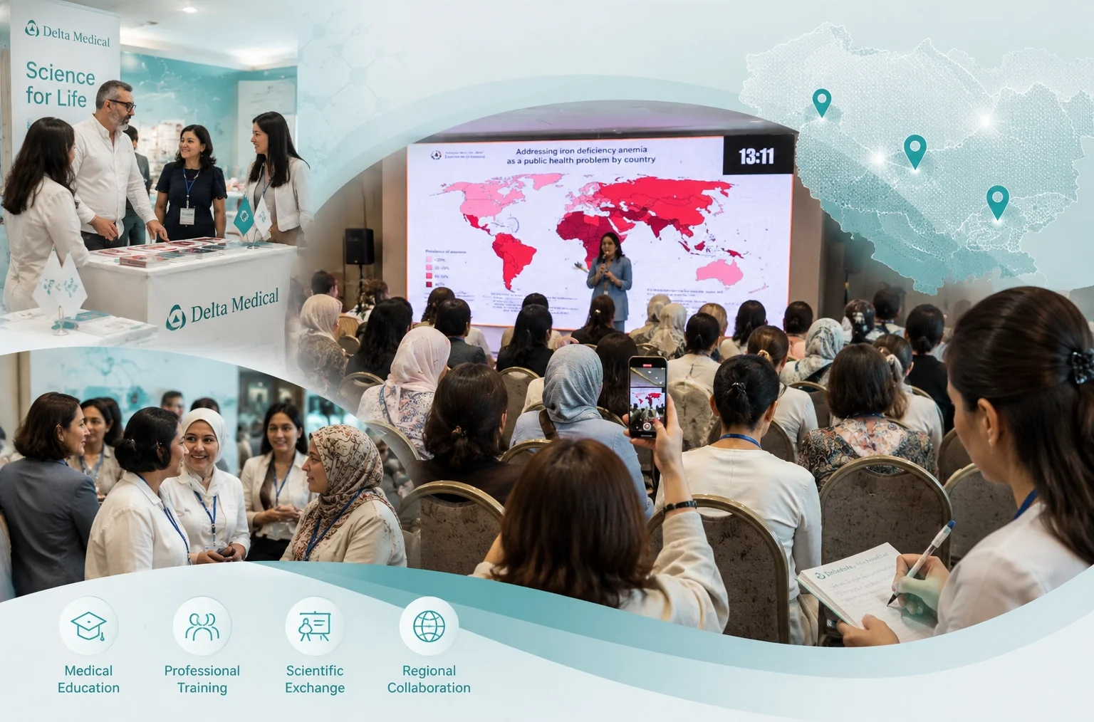healthcare professional training conference organized across Central Asian markets